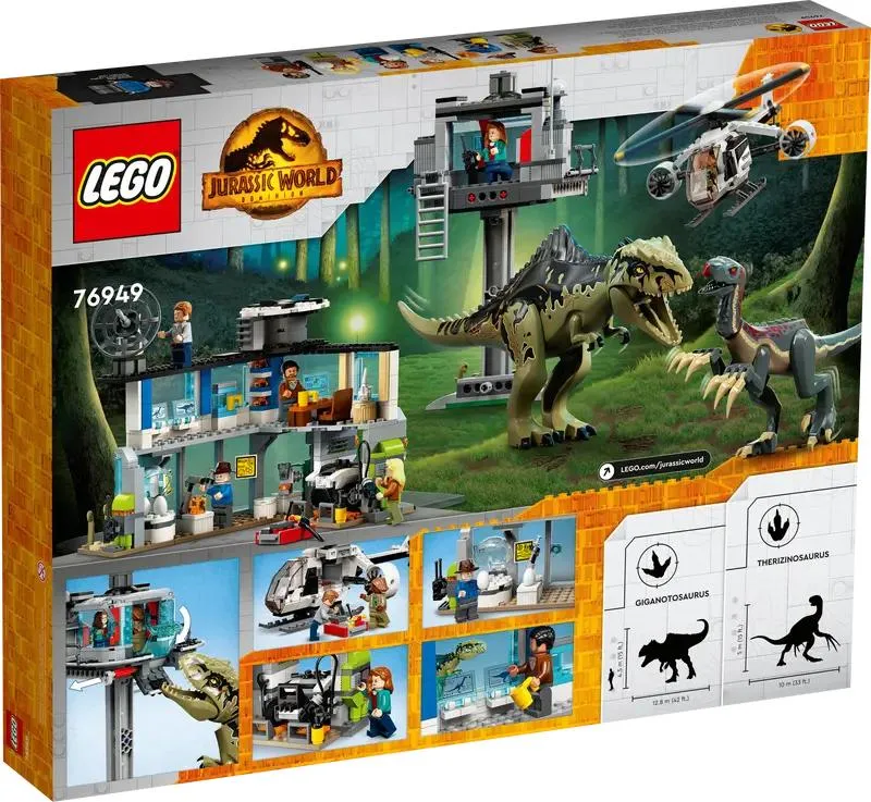 76949 Giganotosaurus & Therizinosaurus Attack