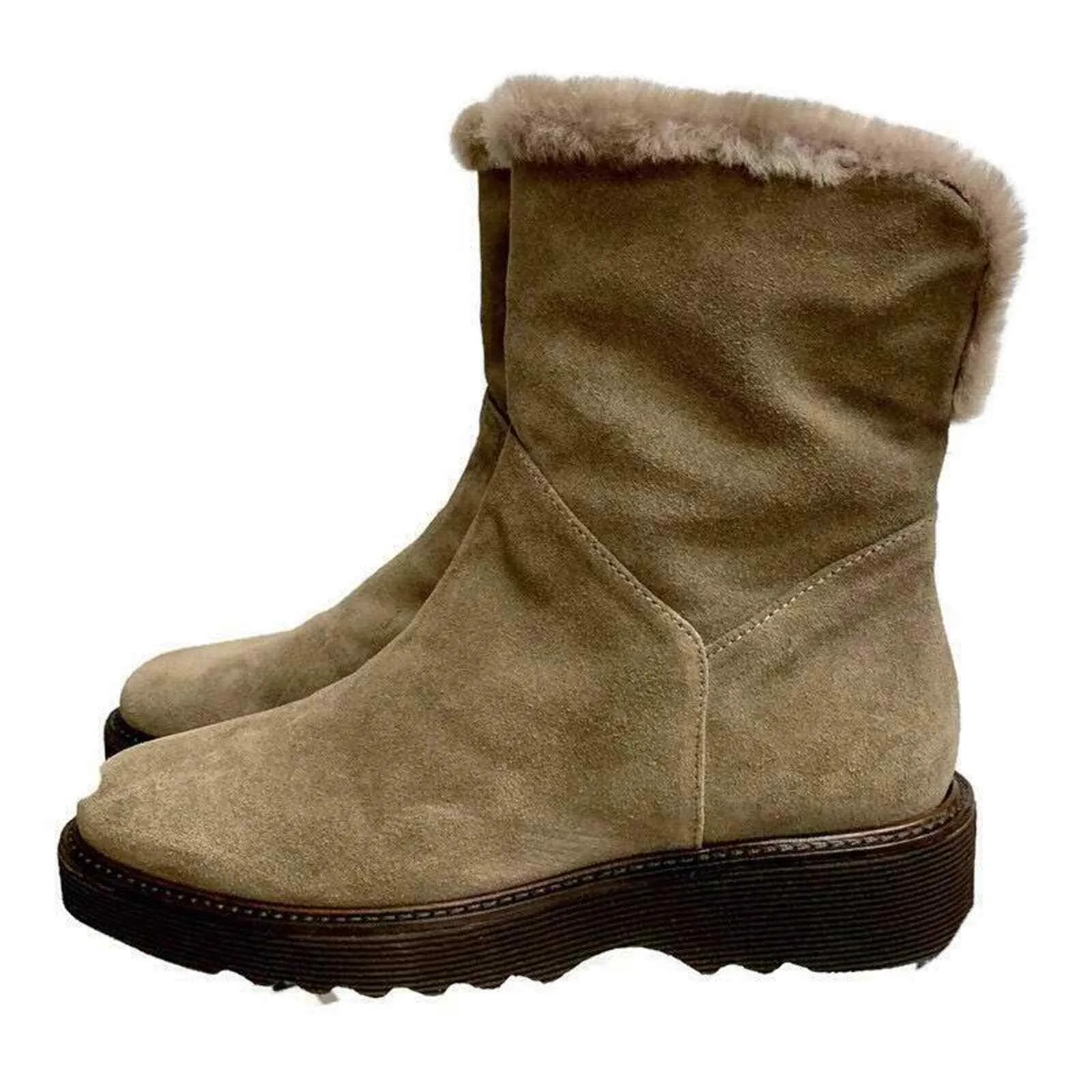 Aquatalia Kimberly Women's Weatherproof Genuine Shearling Women's Boots 6.5