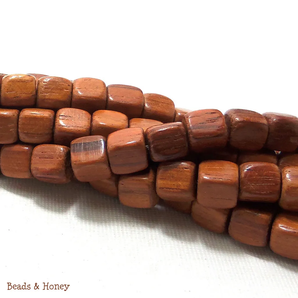 Bayong Wood Square Cube 8mm (Full Strand)