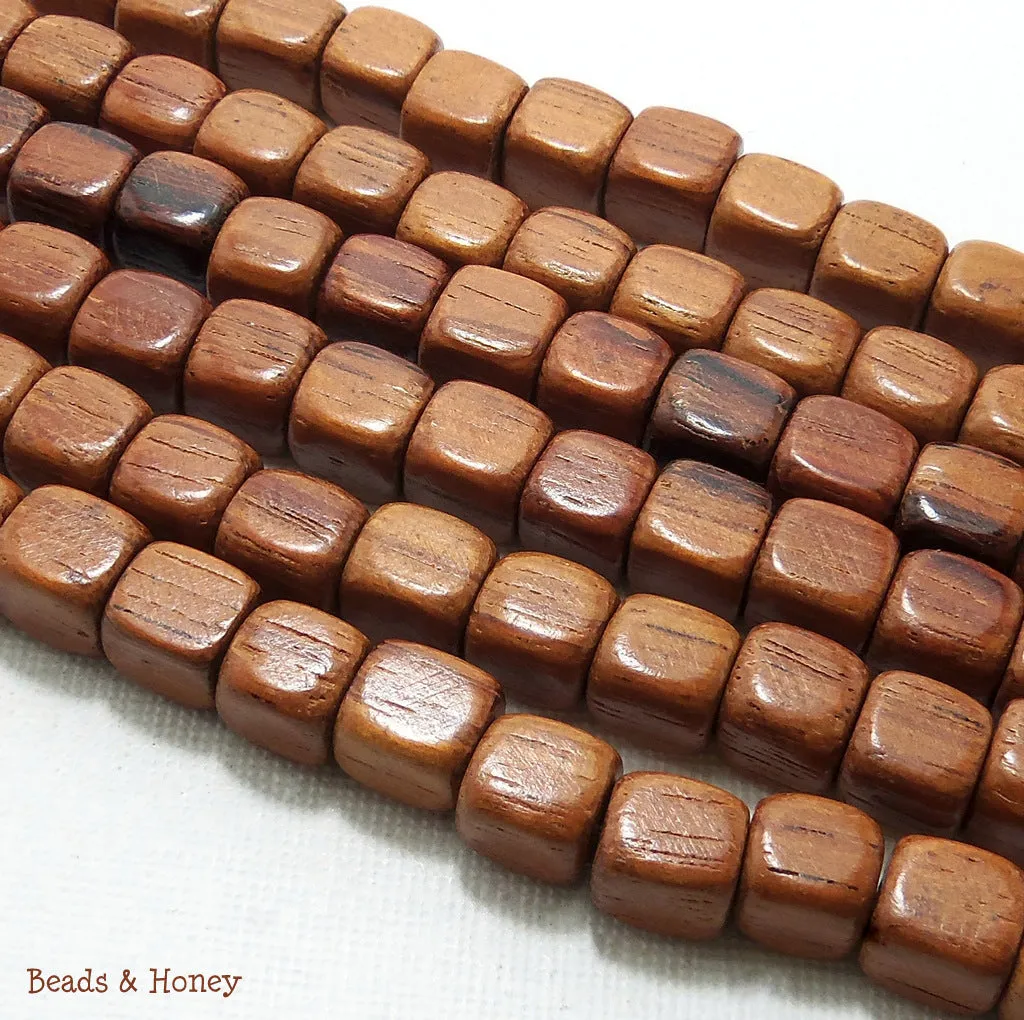 Bayong Wood Square Cube 8mm (Full Strand)