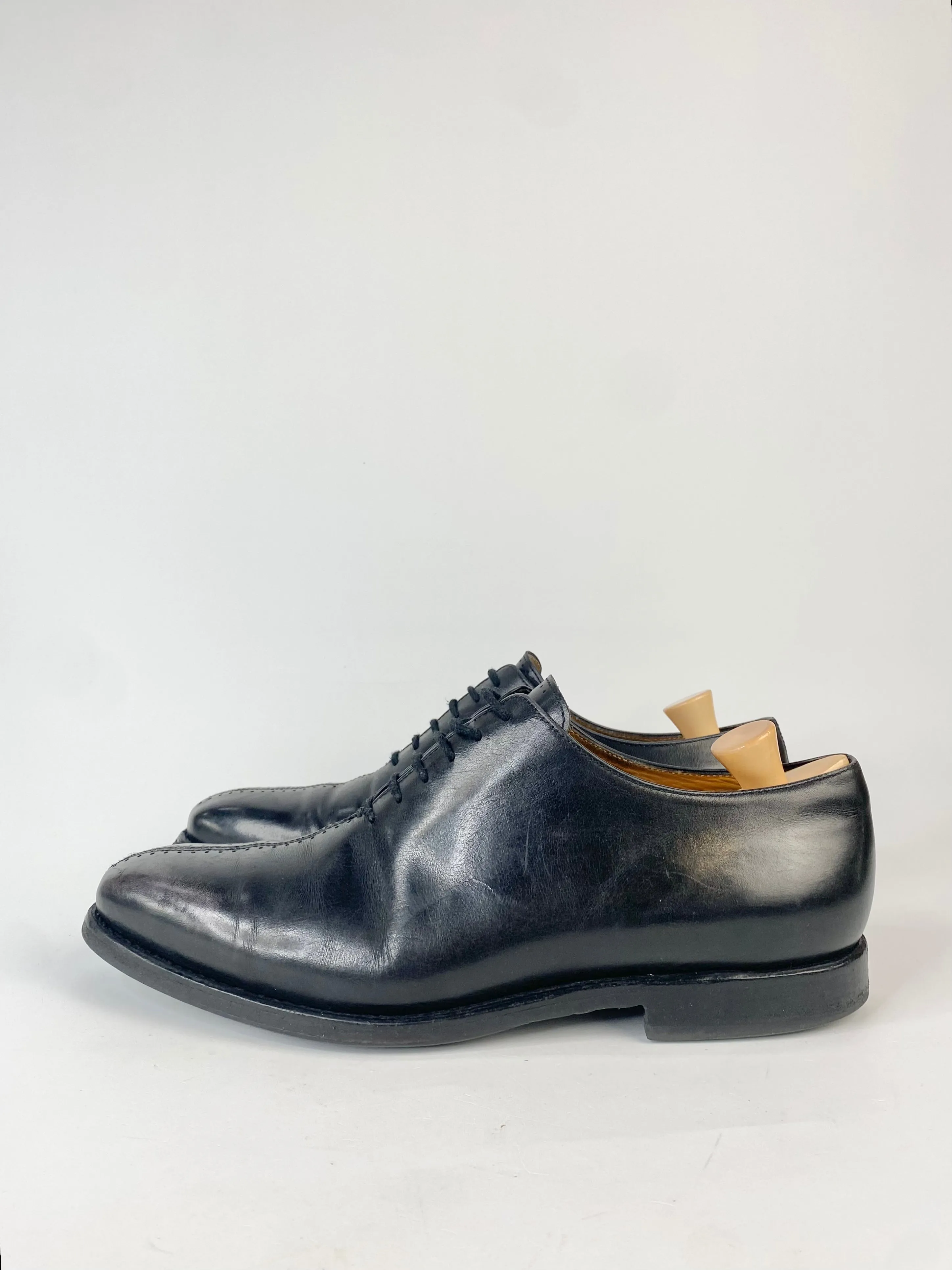 Bexley Black Leather Oxfords - EU43