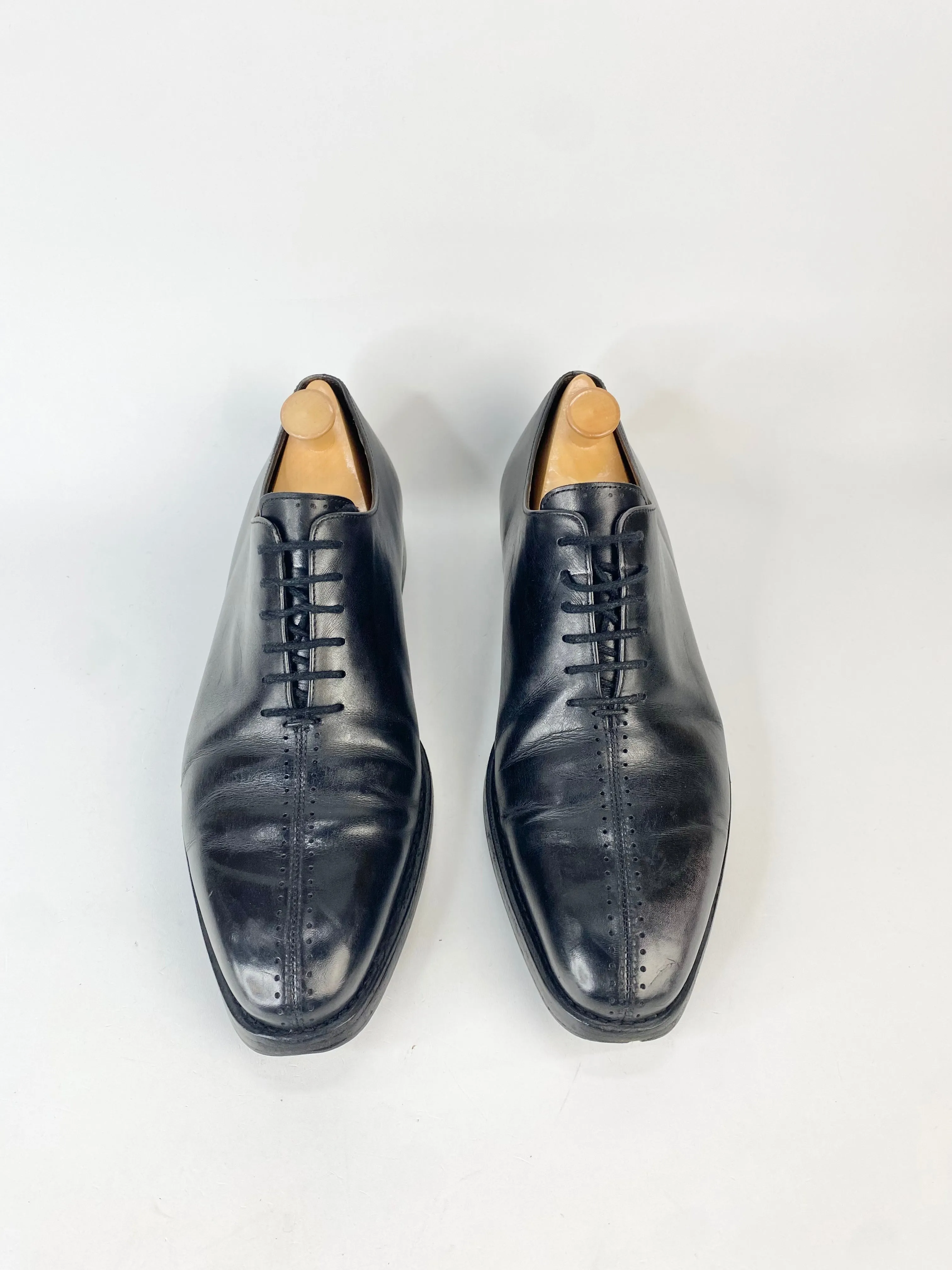 Bexley Black Leather Oxfords - EU43
