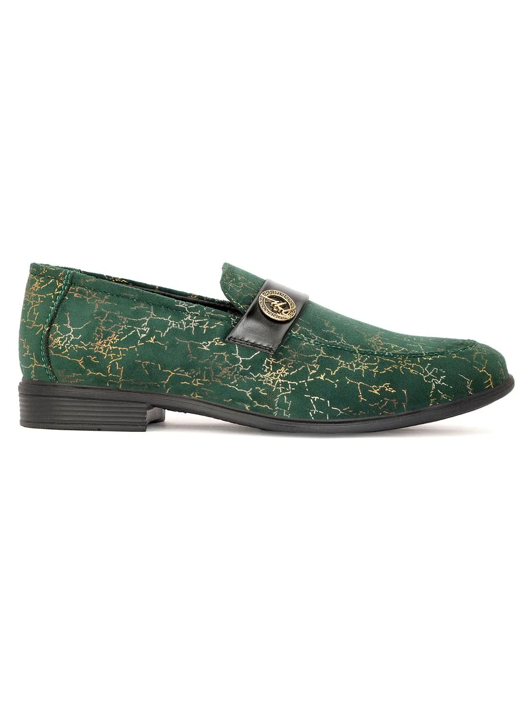 Buxton Men Printed Lightweight Loafers