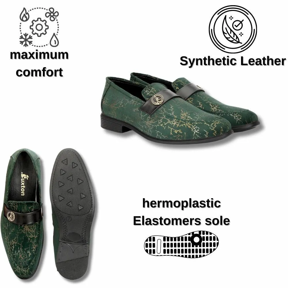 Buxton Men Printed Lightweight Loafers