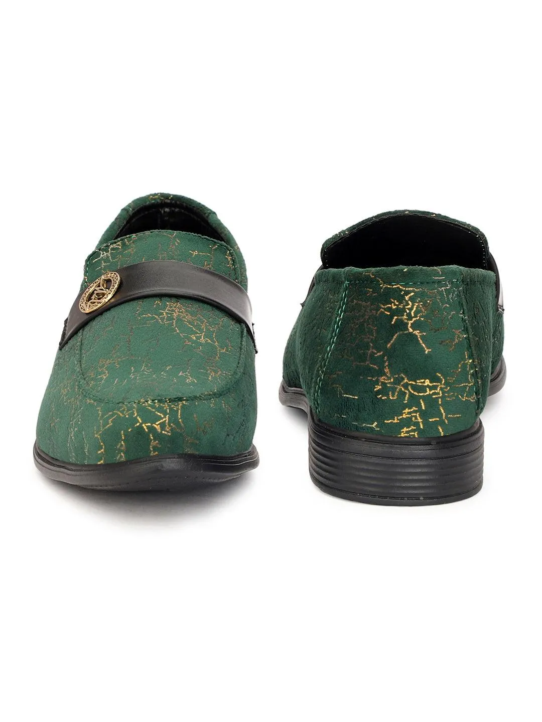Buxton Men Printed Lightweight Loafers