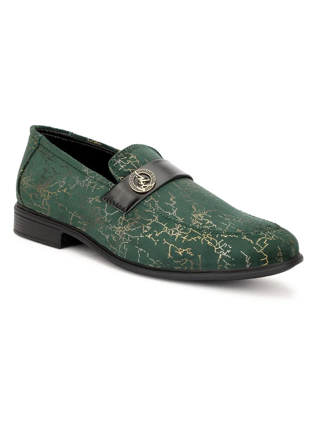 Buxton Men Printed Lightweight Loafers