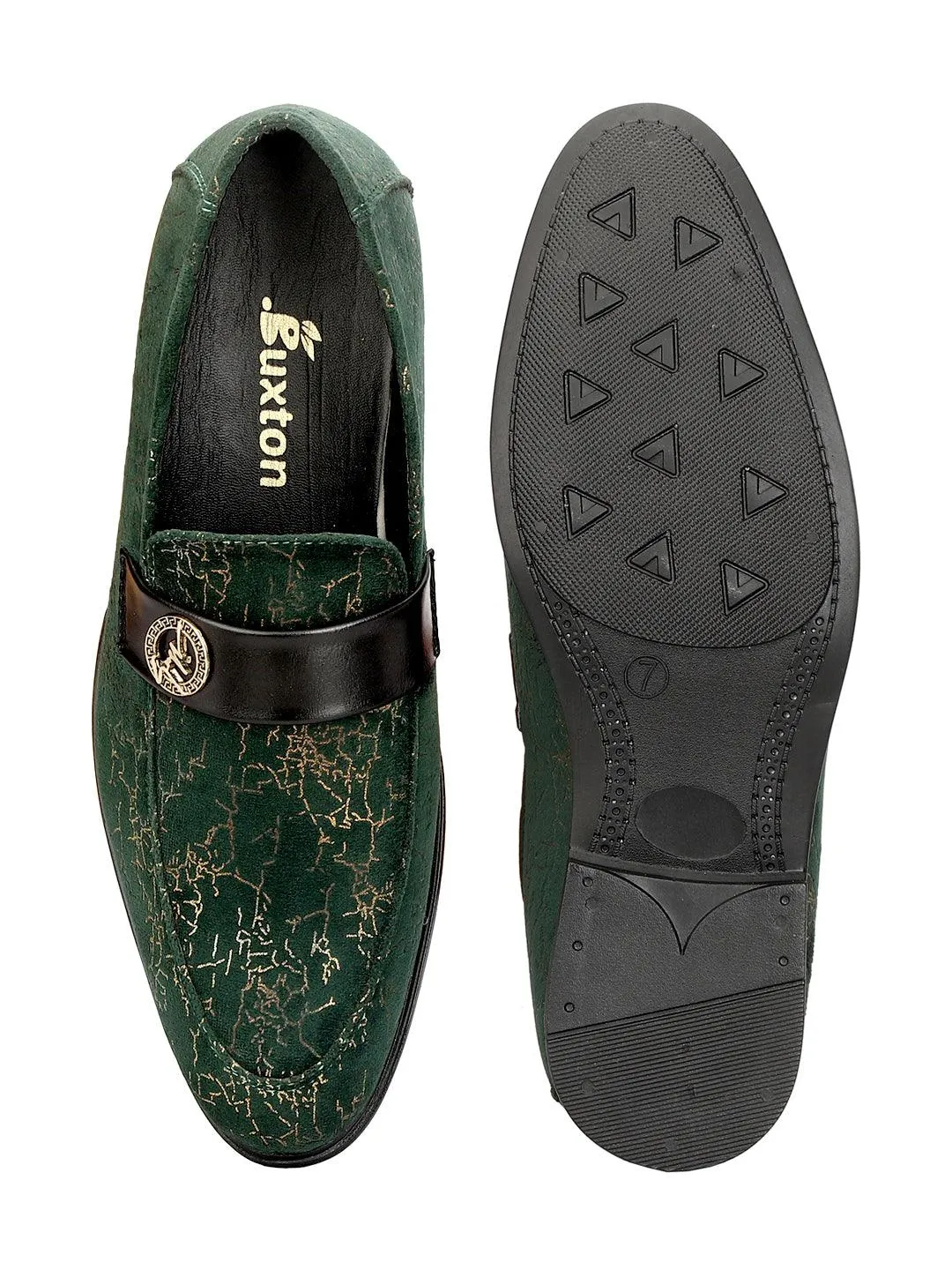 Buxton Men Printed Lightweight Loafers