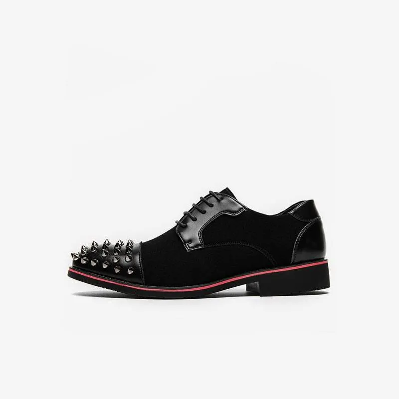 Dress Shoes Stylish Rivets Lace Up