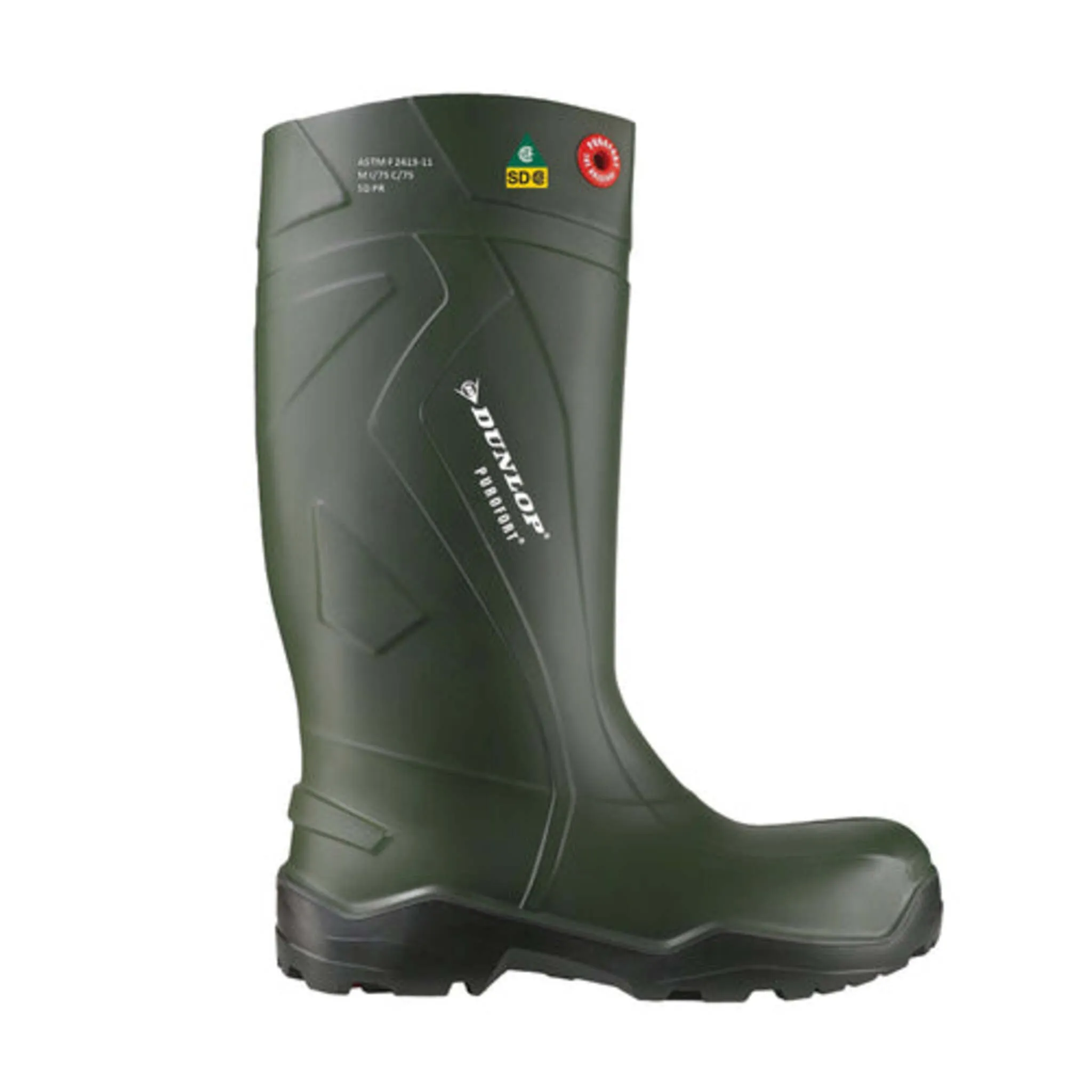Dunlop Men's Safety Work Boots Purofort  Steel Toe and Steel Plate with PU Thermal Insulation to -20°C, Slip Resistant, CSA Approved, Comfortable | Sizes 7-14