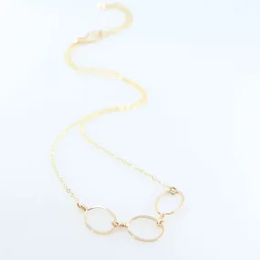 Forged 3 Oval Necklace