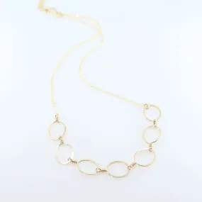 Forged 7 Oval Necklace