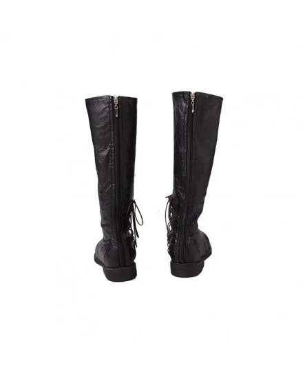 Game Of Thrones Season 8 Jon Snow Cosplay Leather Knee Boots for Men