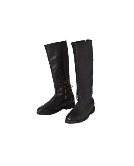 Game Of Thrones Season 8 Jon Snow Cosplay Leather Knee Boots for Men