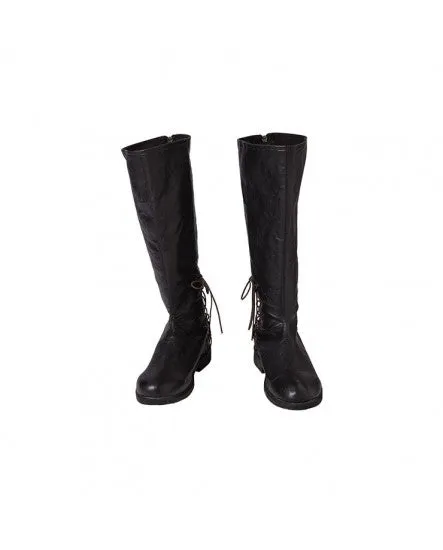 Game Of Thrones Season 8 Jon Snow Cosplay Leather Knee Boots for Men