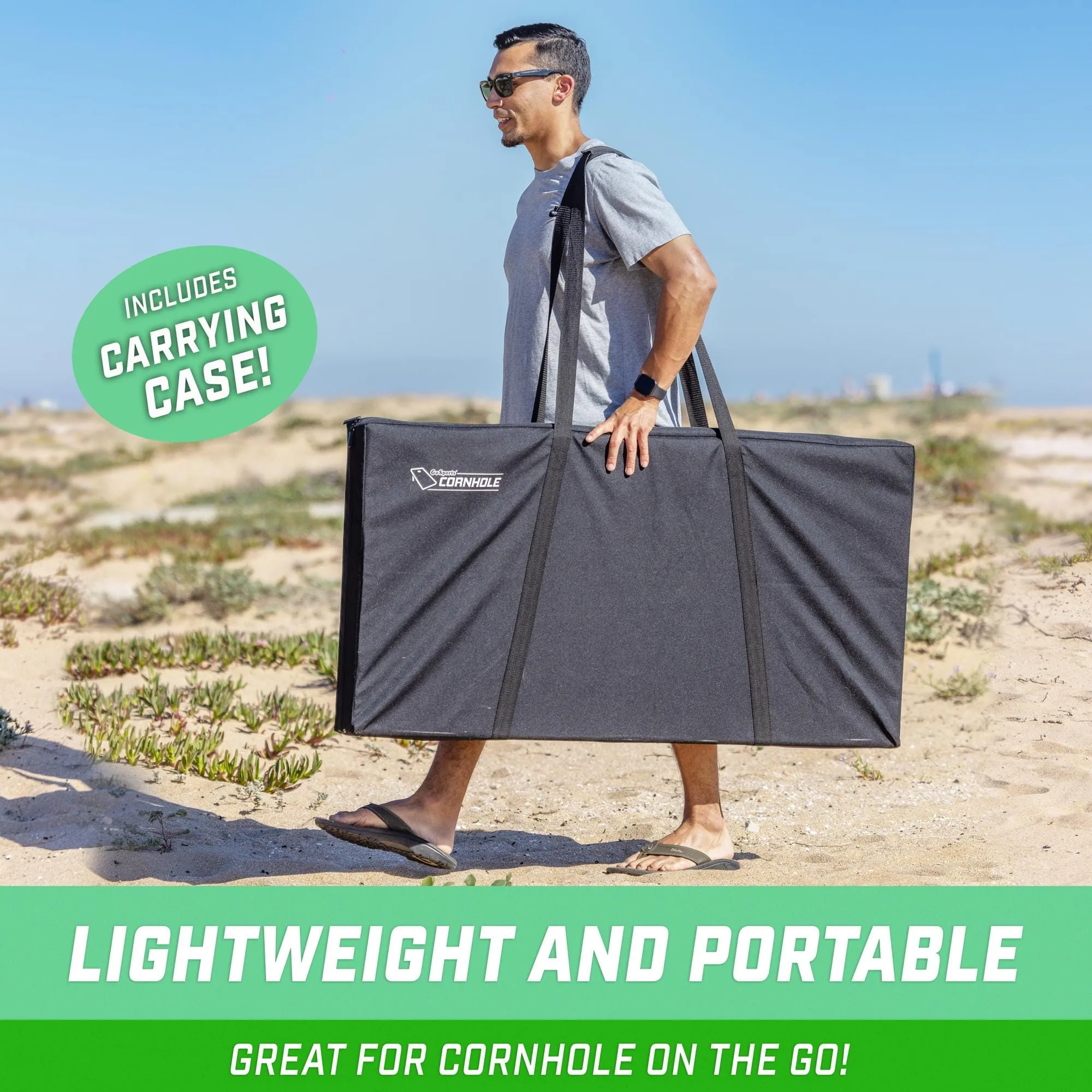 GoSports Tough Toss All Weather Cornhole Outdoor Game - Woodland Camo