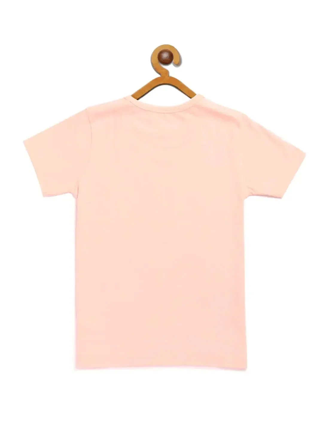 Kids Half Sleeves Deer Print Cotton T-shirt