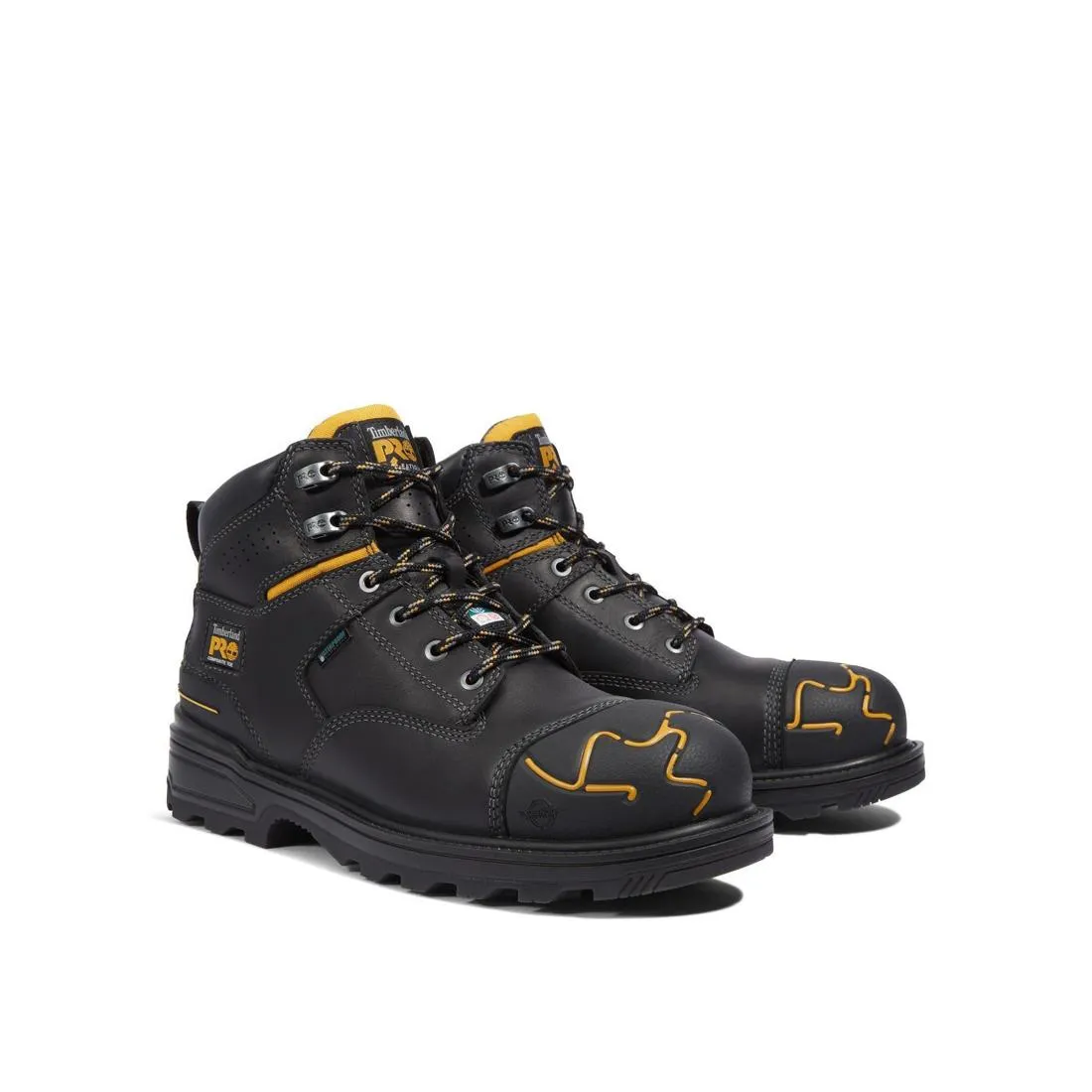 Magnitude 6 Inch Composite-Toe Waterproof PR Work Boot Black