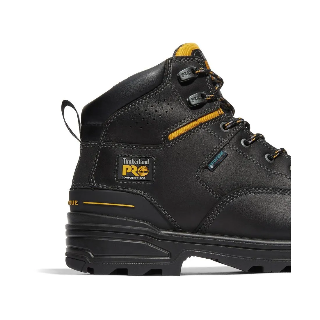 Magnitude 6 Inch Composite-Toe Waterproof PR Work Boot Black
