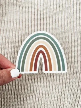 Muted Reverse Rainbow Sticker