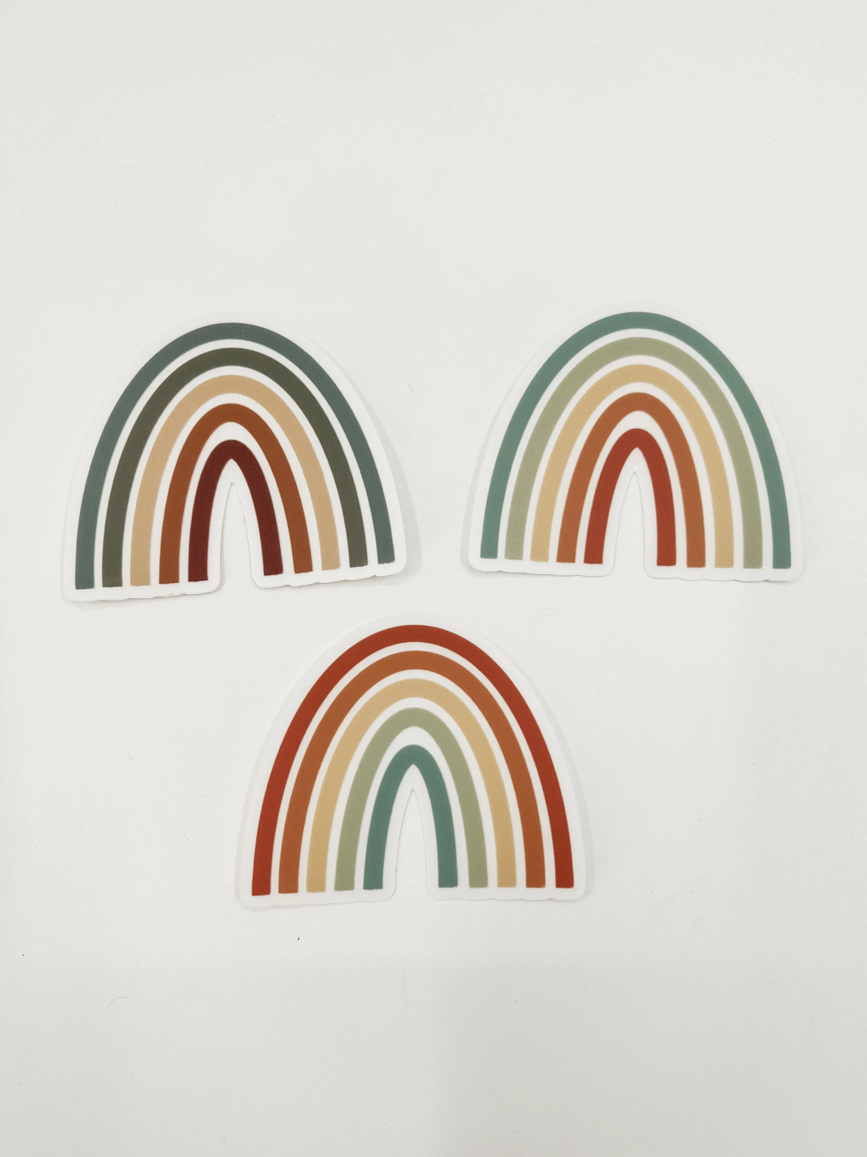 Muted Reverse Rainbow Sticker