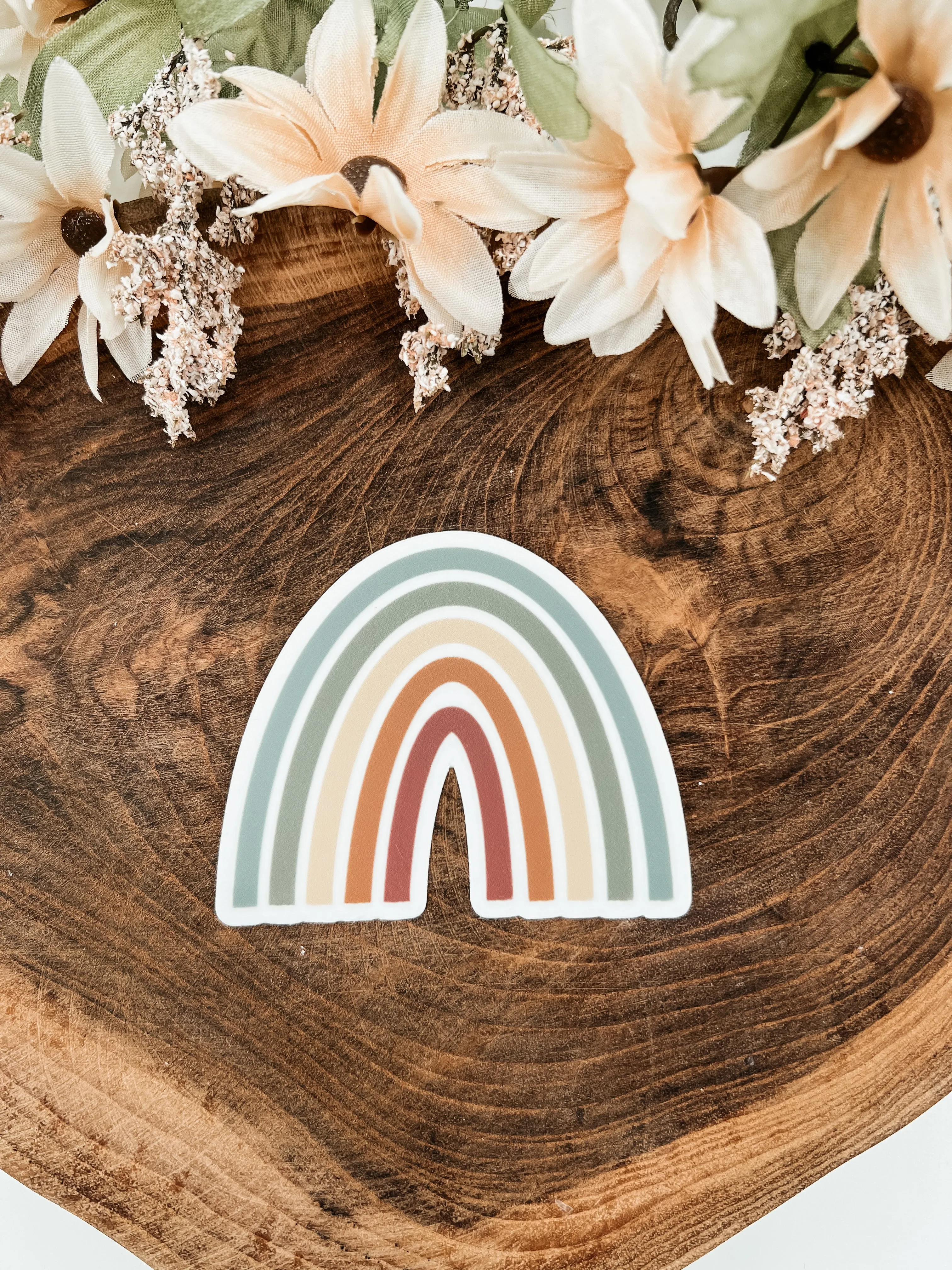 Muted Reverse Rainbow Sticker
