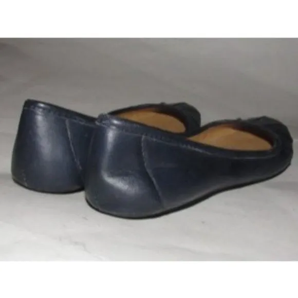 Nine West, Size 7,  Navy Blue Modern Ballet Flats with Round Toes