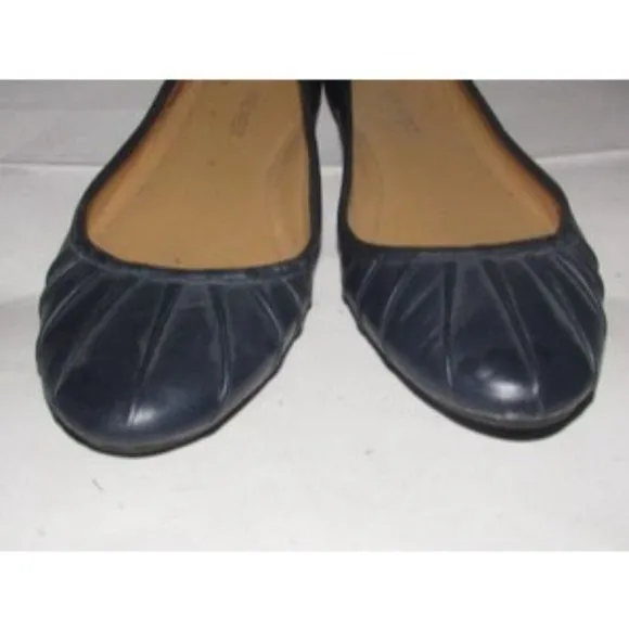 Nine West, Size 7,  Navy Blue Modern Ballet Flats with Round Toes