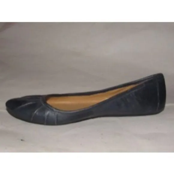 Nine West, Size 7,  Navy Blue Modern Ballet Flats with Round Toes