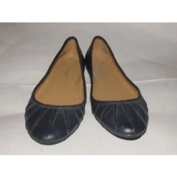 Nine West, Size 7,  Navy Blue Modern Ballet Flats with Round Toes