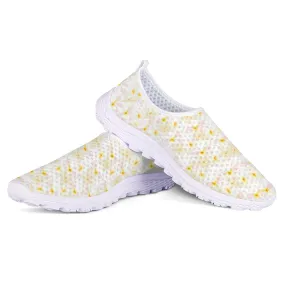 Pastel Frangipanis Non-Slip Sneakers Lightweight