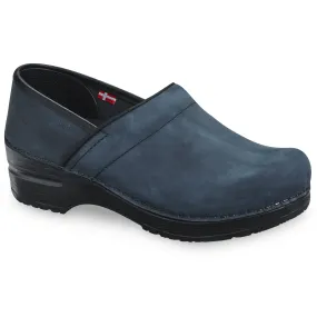 Sanita Pro. Oiled Leather Women's Ink Nursing Clog