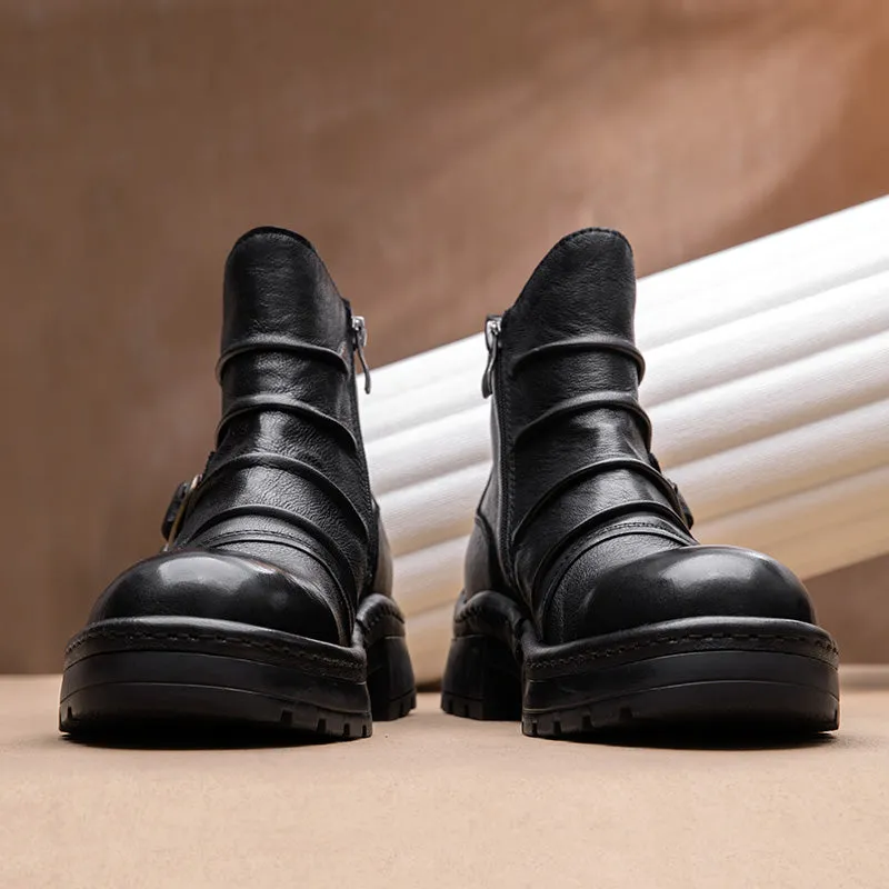 Serpatura Lace Office Boots