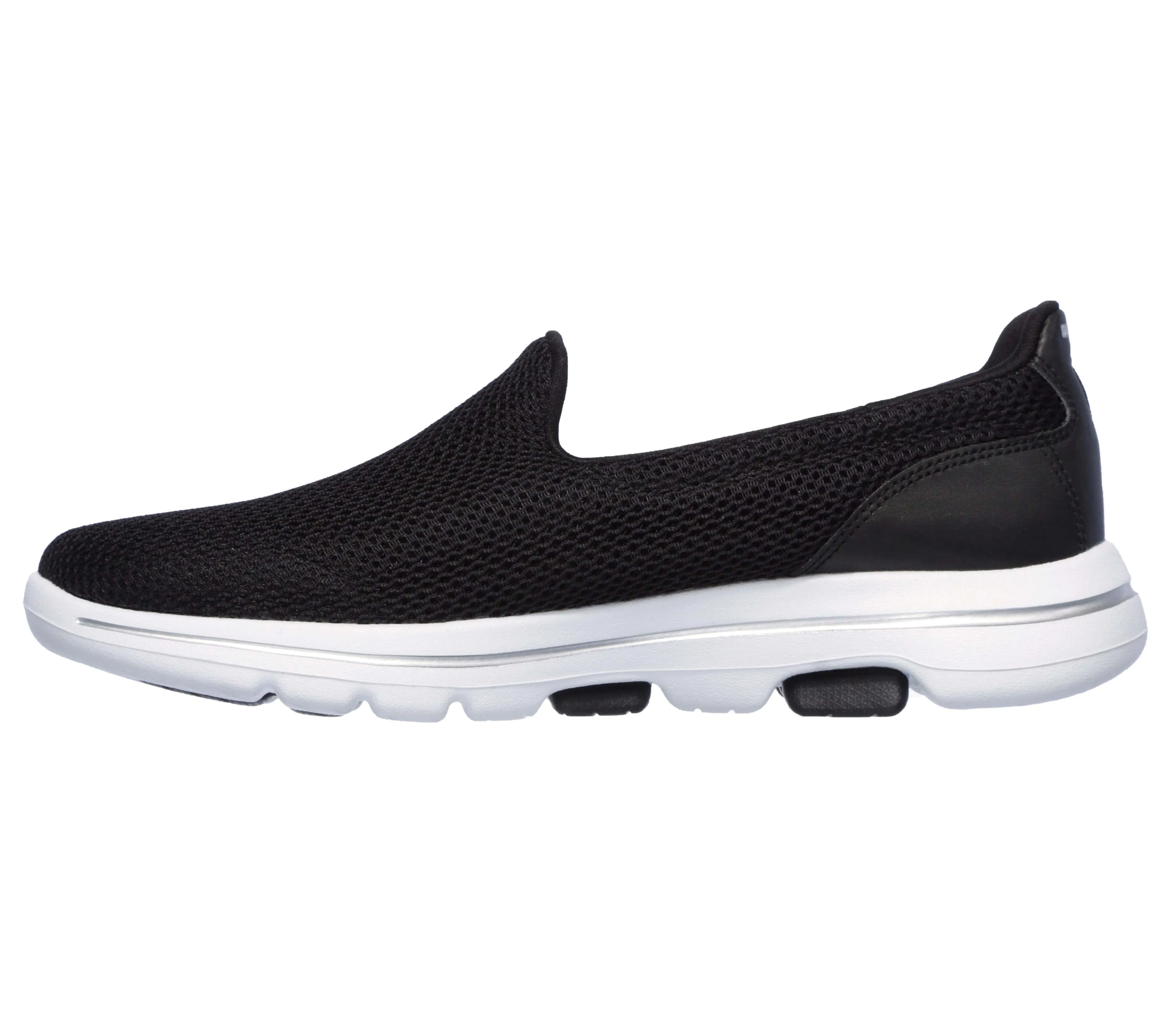 Skechers Go Walk 5 Trainers Black White Sole