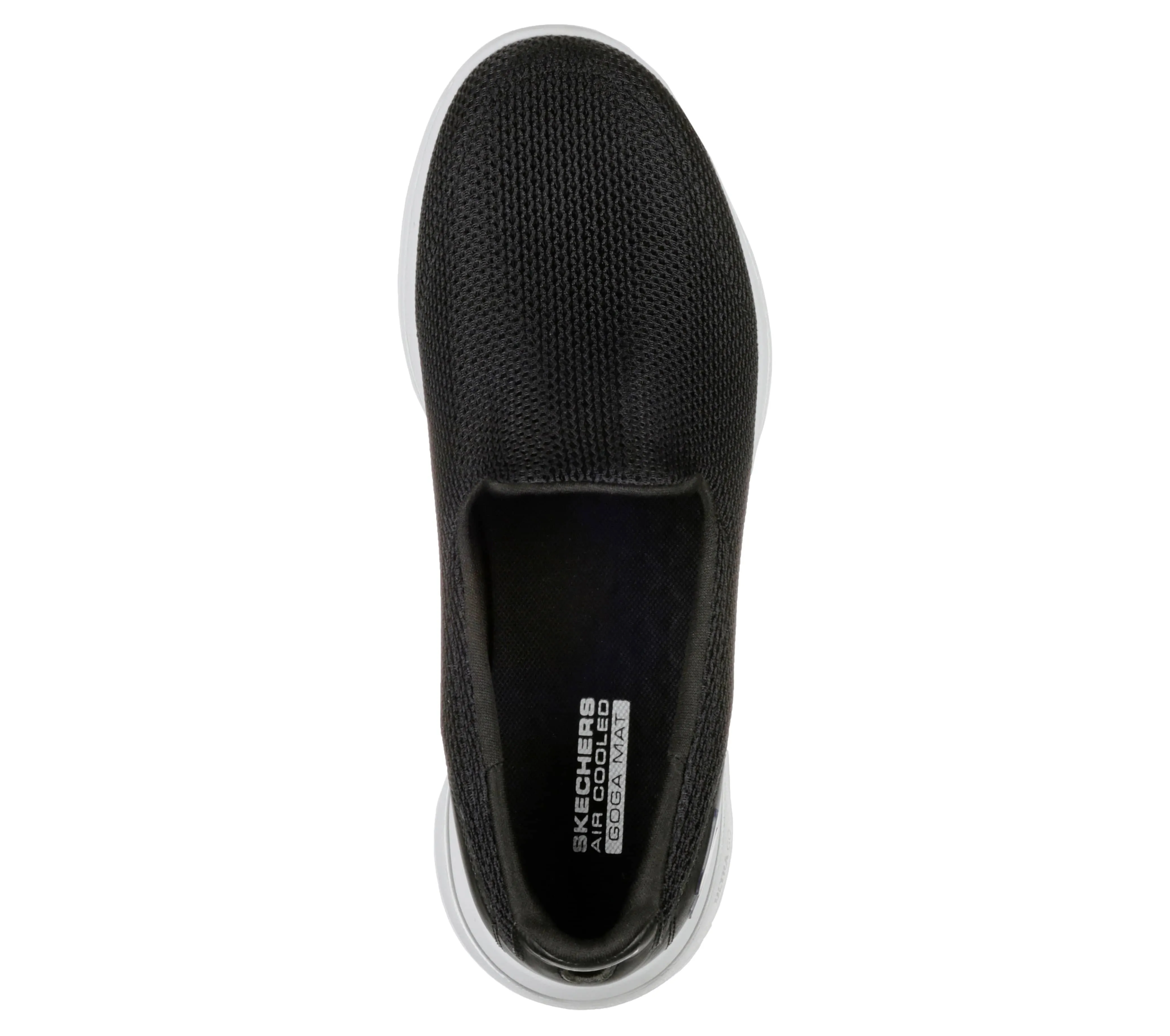 Skechers Go Walk 5 Trainers Black White Sole