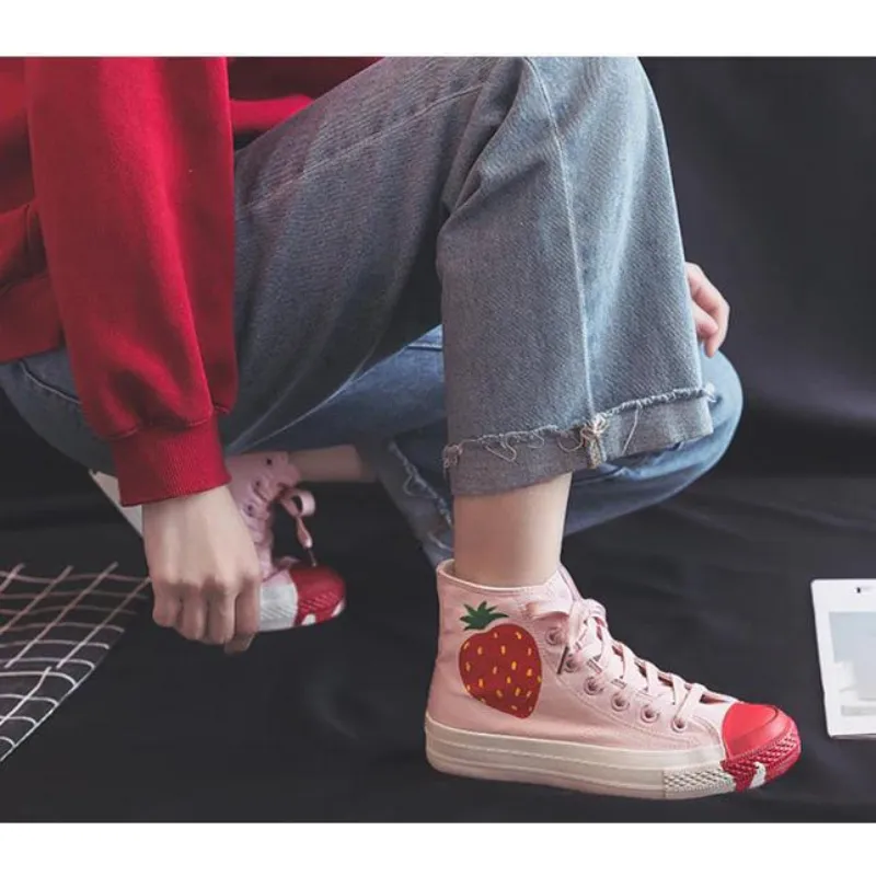 Strawberry Canvas Sneaker