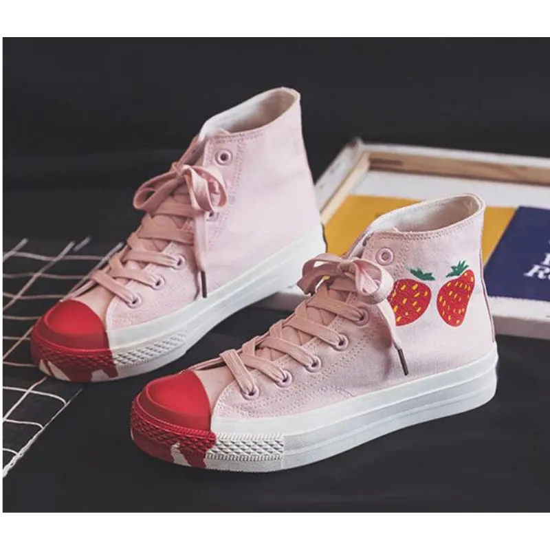 Strawberry Canvas Sneaker