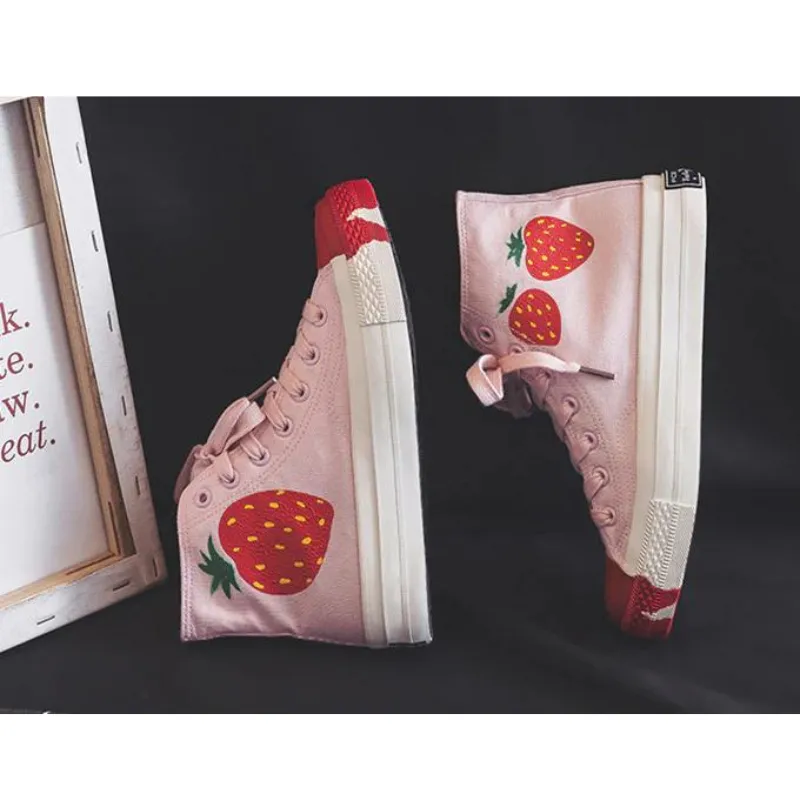 Strawberry Canvas Sneaker