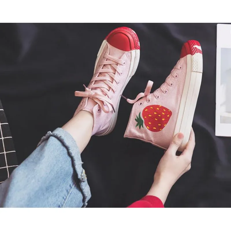 Strawberry Canvas Sneaker