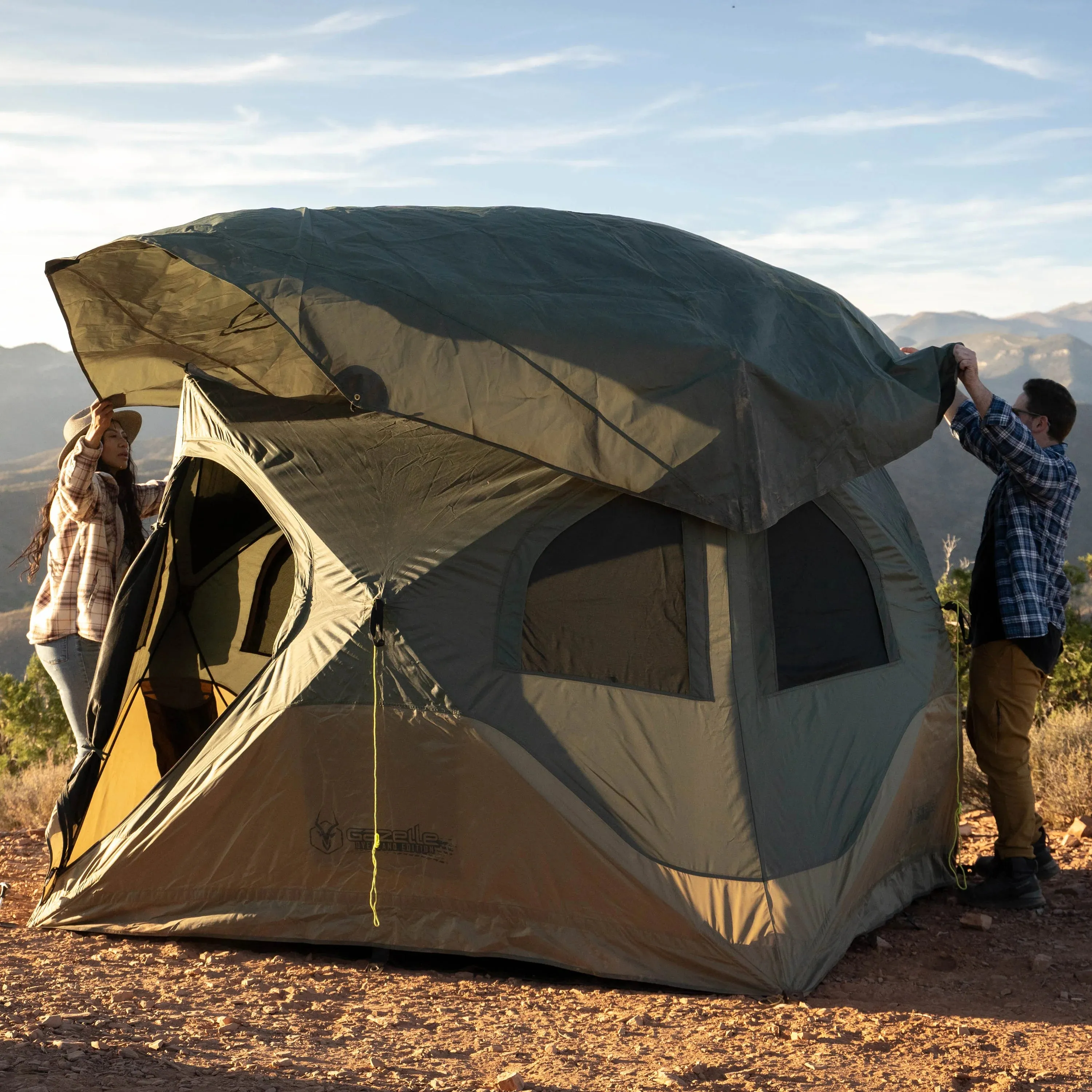 T4 Hub Tent Overland Edition - Alpine Green