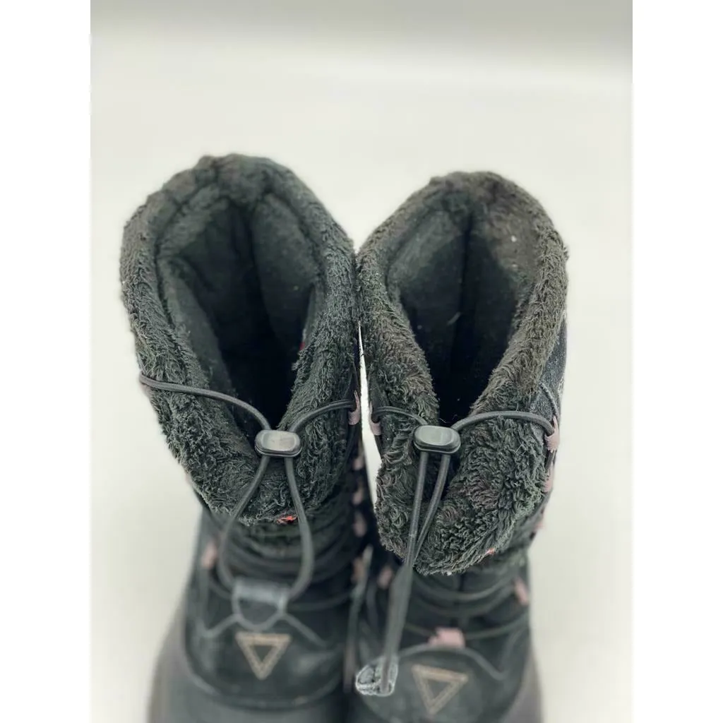 The North Face black Faux Fur Boots 200 Insulation Winter Size US3