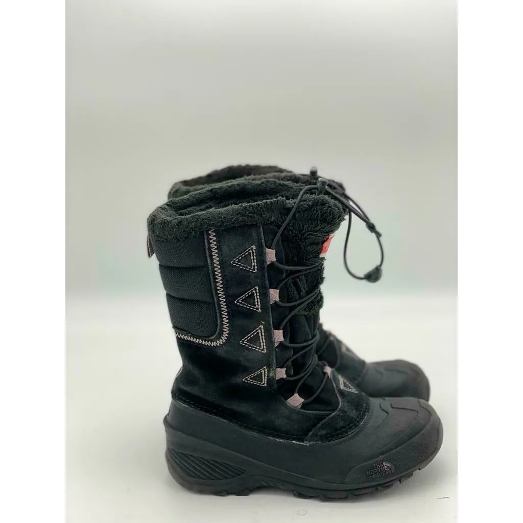 The North Face black Faux Fur Boots 200 Insulation Winter Size US3