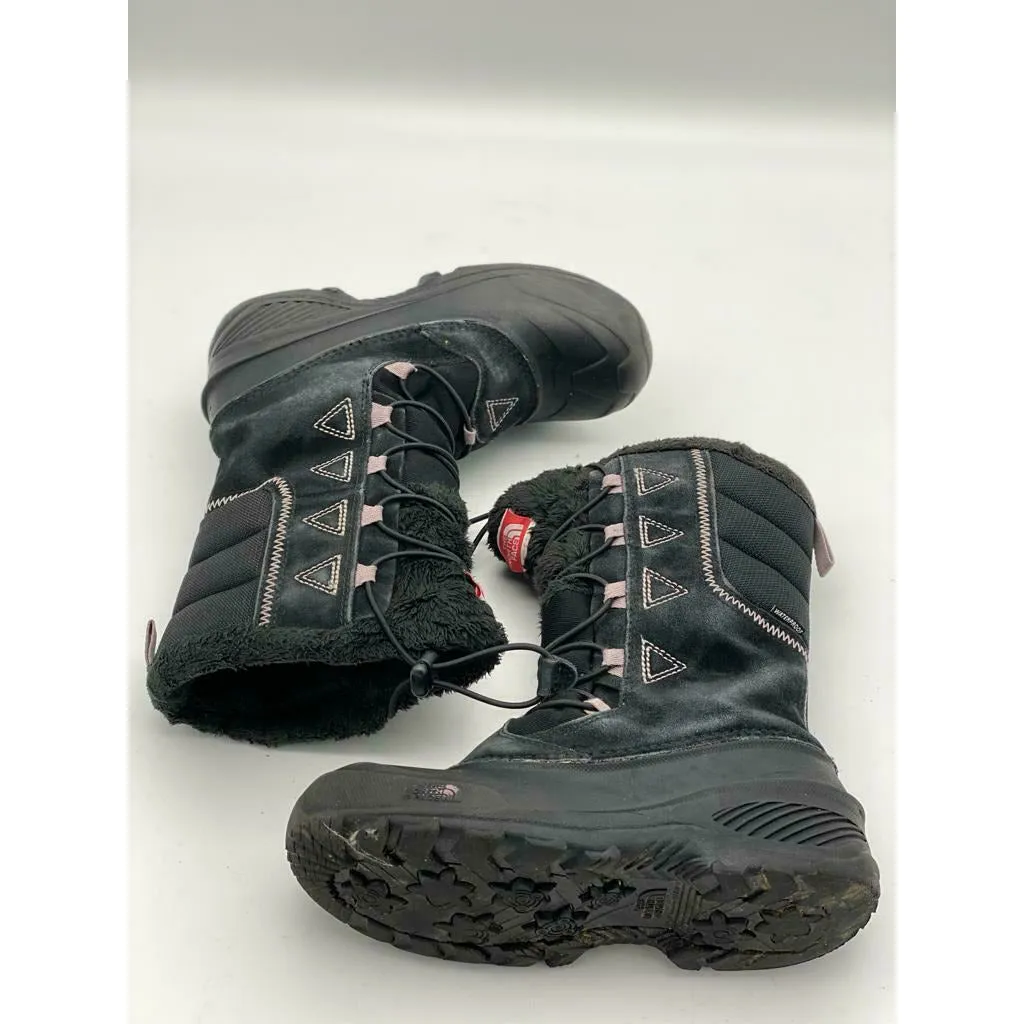 The North Face black Faux Fur Boots 200 Insulation Winter Size US3