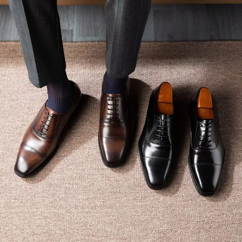 Veltique Elegant Lace-Up Oxfords
