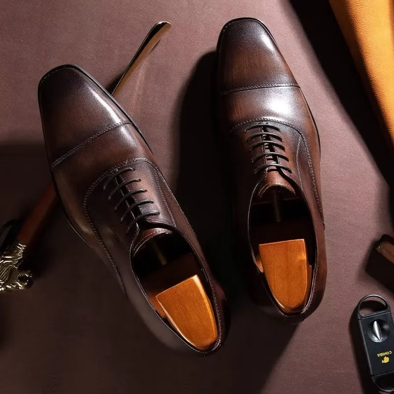 Veltique Elegant Lace-Up Oxfords