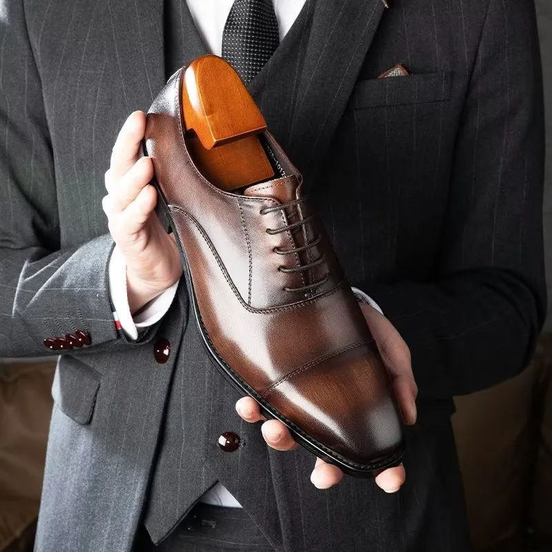Veltique Elegant Lace-Up Oxfords