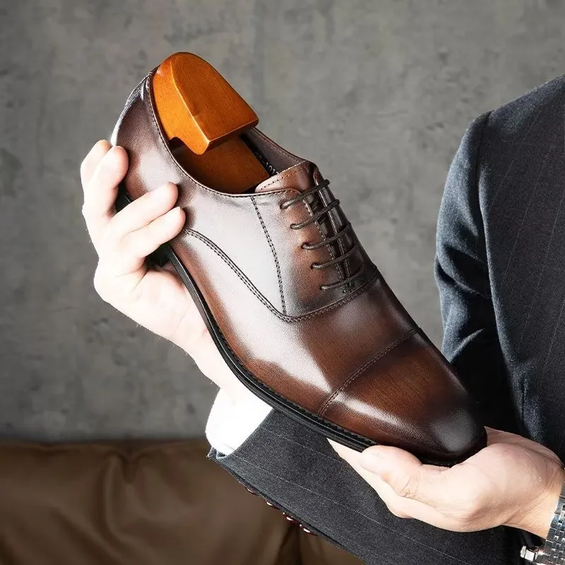 Veltique Elegant Lace-Up Oxfords