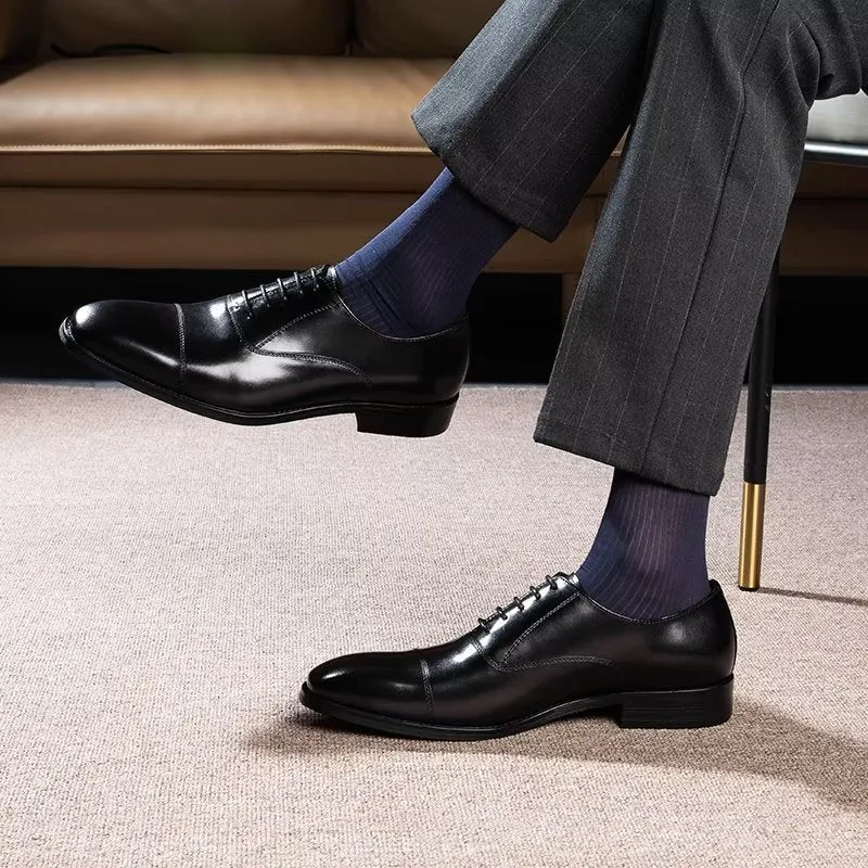 Veltique Elegant Lace-Up Oxfords