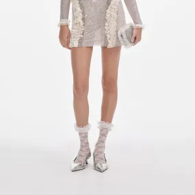 White Lace Socks