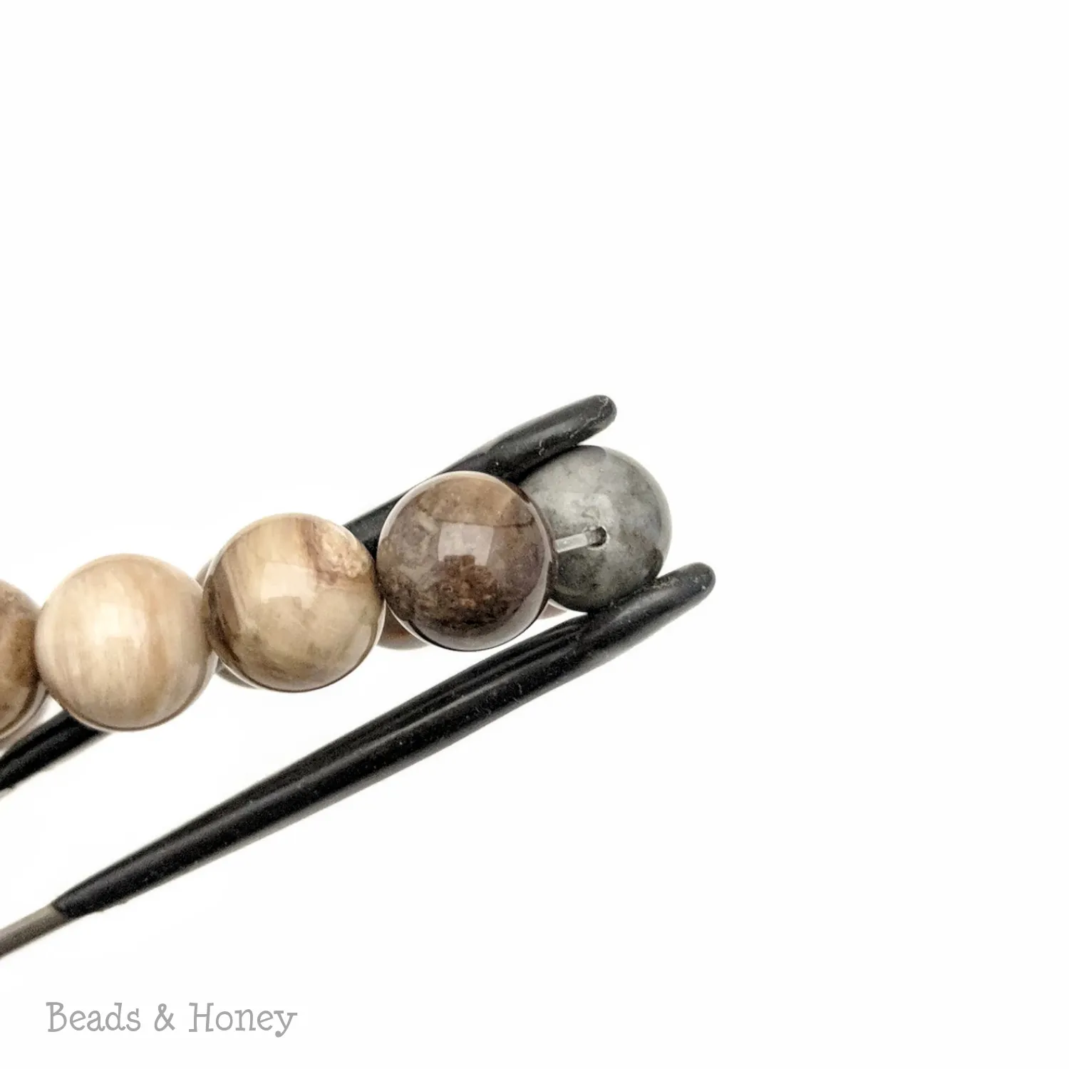 Wood Opalite Round 10mm (16-Inch Strand)